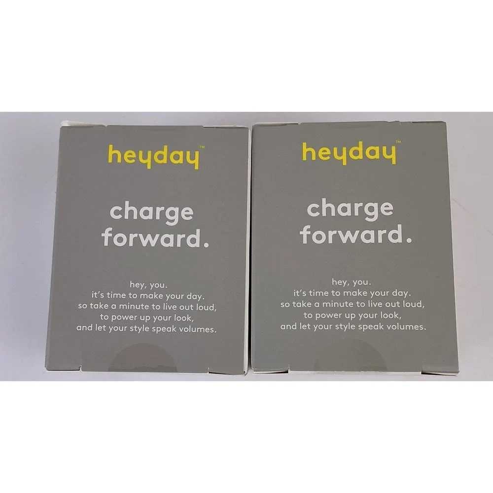 Set of 2 Heyday Soft Purple 30W GaN Wall‎ Charger Fast Charging USB C